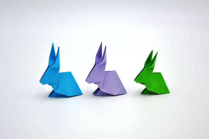 Tuto : comment faire un lapin en origami pour Pâques