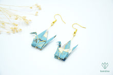 Charger l'image dans la galerie, Boucles d'oreilles en origami en forme de grues