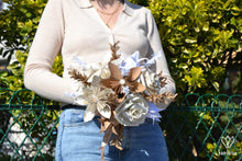 Charger l'image dans la galerie, Bouquet de fleurs en papier recyclé et papier origami