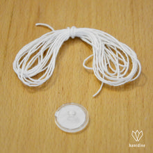 Charger l'image dans la galerie, Ficelle blanche et attache autocollante