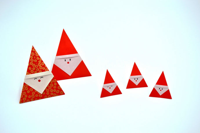 Tuto : Père Noël en origami